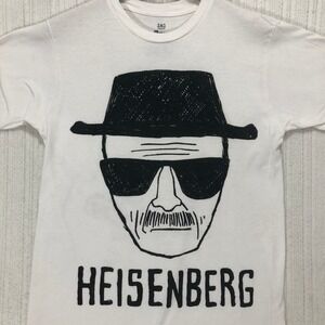 Breaking Bad Heisenberg Walter White Graphic T-Shirt White Mens Medium iml 2019